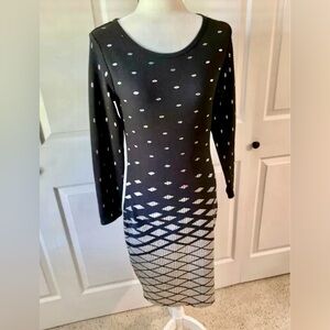 Lularoe dress Debbie elegant silver foil diamond size small